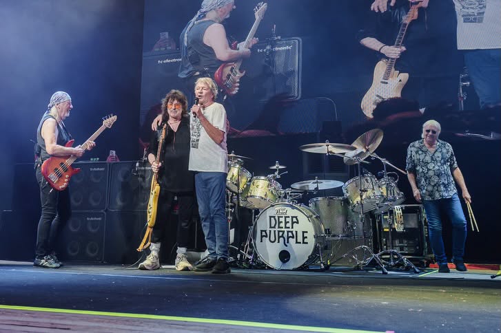 Ritchie Blackmore avec Deep Purple à Jones Beach