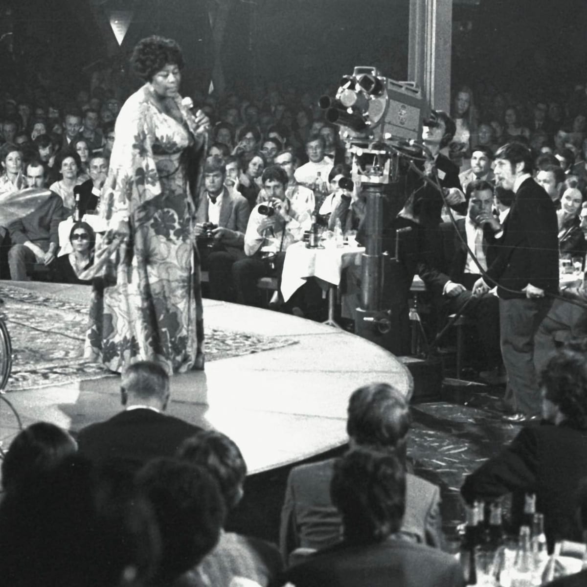 Ella Fitzgerald au Montreux Jazz Festival, en 1969, l’année de ses débuts sur la scène du festival.