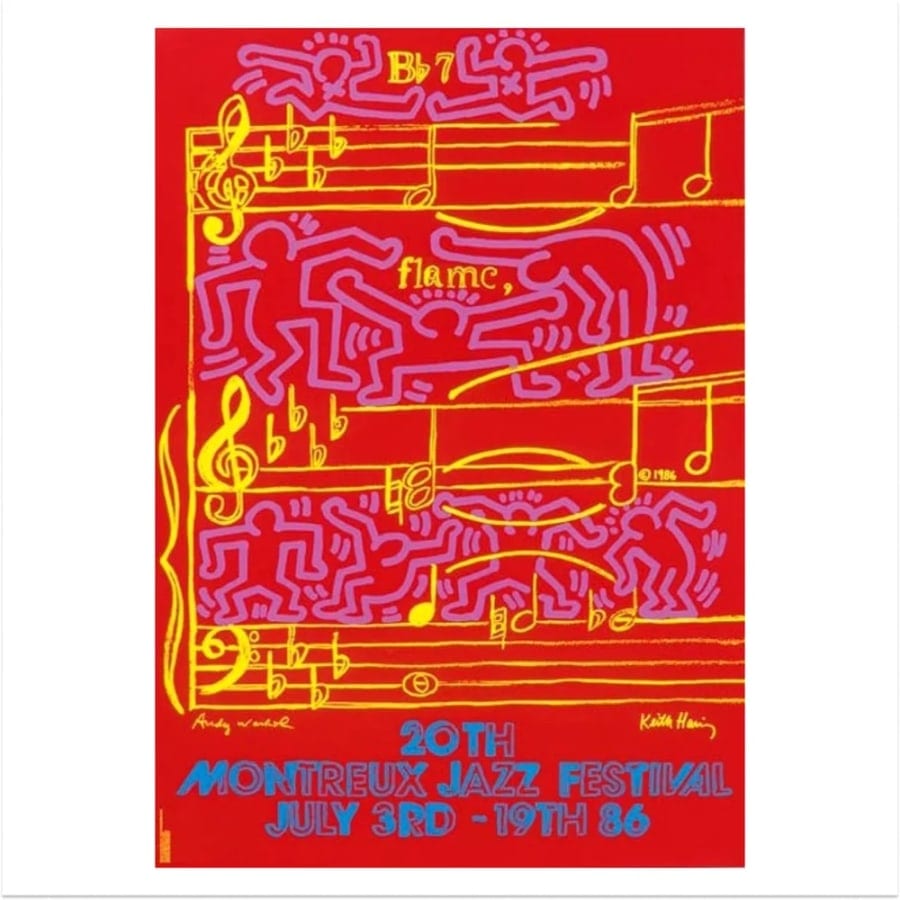 Le visuel de 1986, né de leur collaboration.