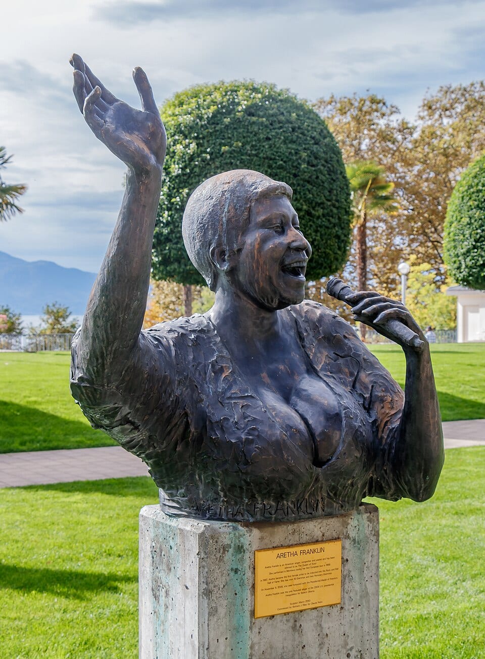 Buste d'Aretha Franklin