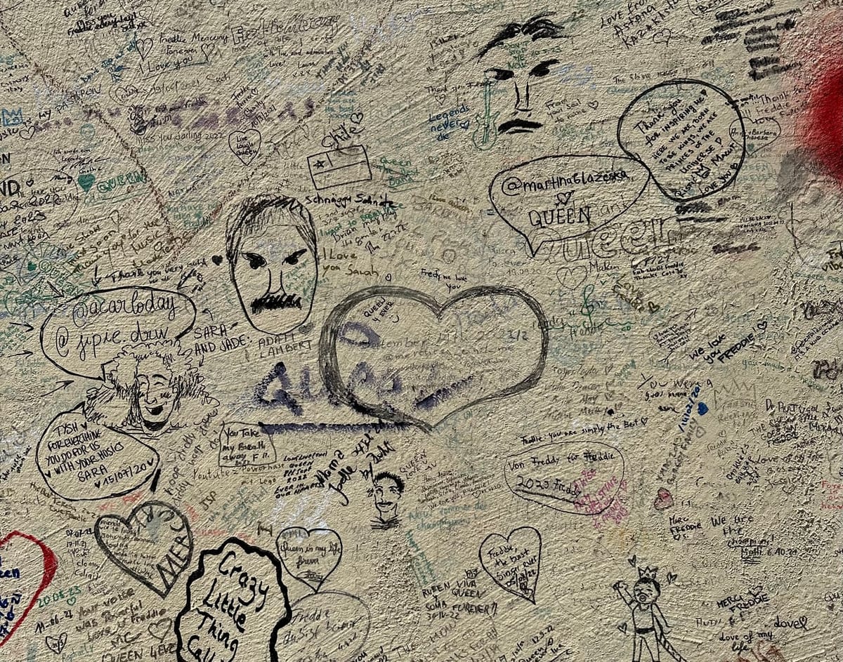 Queen Tribute Wall