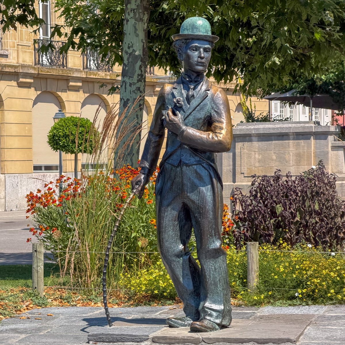 Statue de Charlie Chaplin